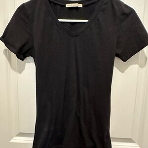 Active Basic Black Short Sleeve Tee